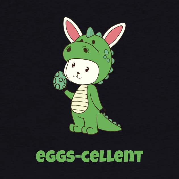 Eggs Cellent Easter T Rex Dinosaur Eggcellent Shirt For Kids T-Shirt by DDJOY Perfect Gift Shirts